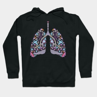 Breathe in nature purples Hoodie